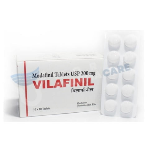 Vilafinil 200 mg (Modafinil Tablets)- WorldPharma Care