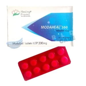 Modaheal 200 mg tablet blister pack – Cognitive enhancer for improved focus and productivity.