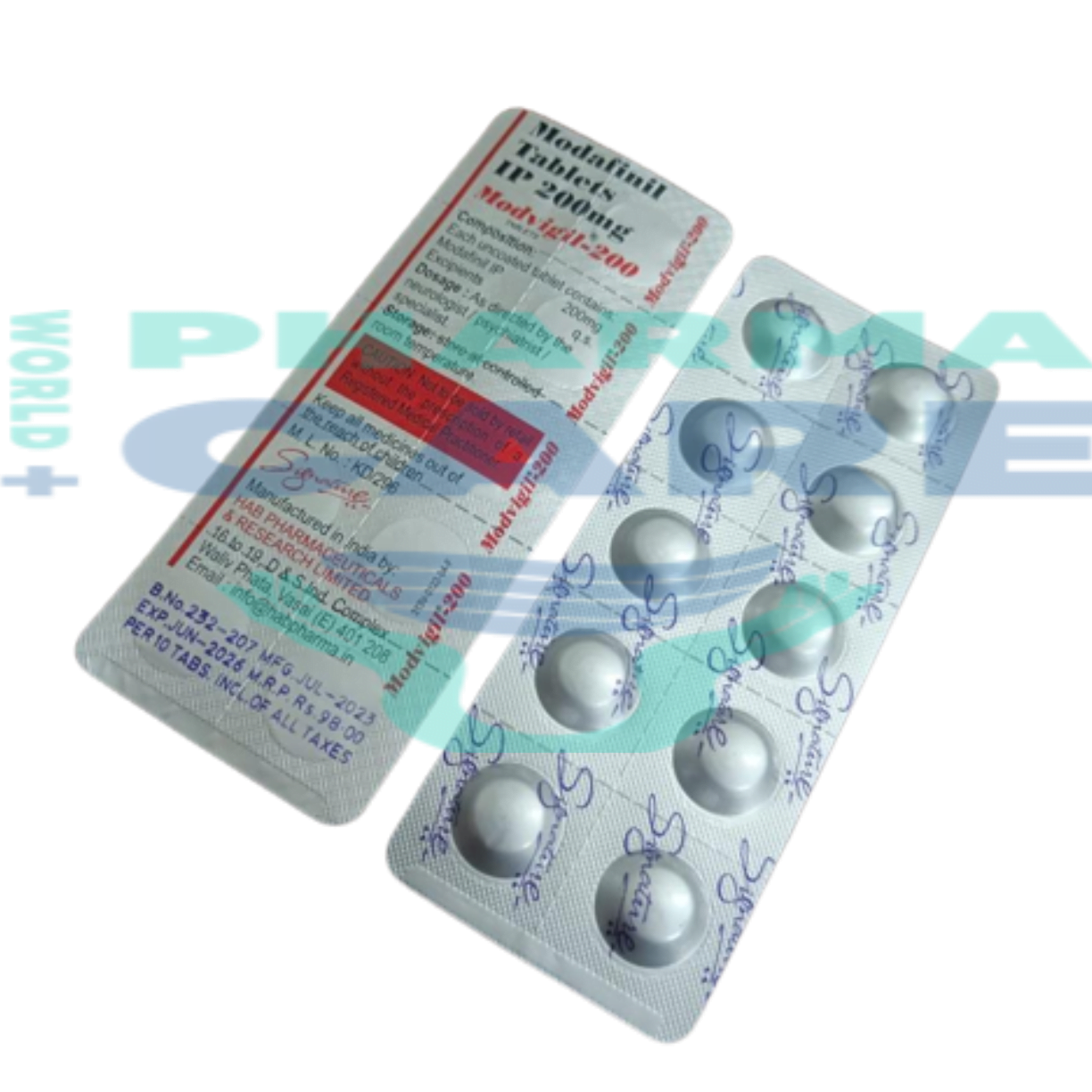 Buy Modvigil 200mg Tablet Online - Generic Modafinil | World PharmaCare